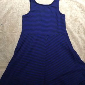 Black and Blue striped dress